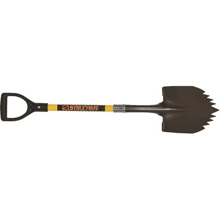 STRUCTRON Sawtooth Shovel W/ D-handle 49631